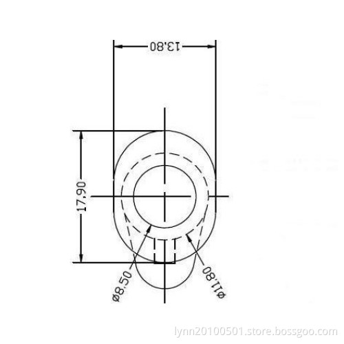 4# Pointed Feet Hold Downs for Fixture Accessories